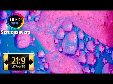 21 9 Ultrawide Liquid Abstract With Swirls Of Color 10 Hours 4K OLED Safe