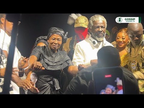 YESSS THE BEAUTIFUL MOMENT WHEN AKOSUA SERWAA STEPPED UNTO THE STAGE TO DANCE CELEBRATION OF LIFE