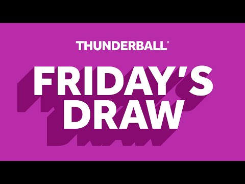 The National Lottery Thunderball Draw Results From Friday 27 March 2026