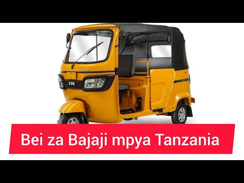 Bei Za Bajaji Mpya Tanzania