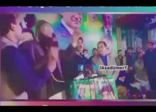 وزیر آباد جلسے میں احسن اقبال کی موجودگی میں ادریس سیال نے مسلم لیگ ن کو خیر آباد کہہ دیا