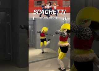 LE SSERAFIM SPAGHETTI MIRRORED 안무배우기 거울모드 르세라핌 LE SSERAFIM Eat It Up Spaghetti