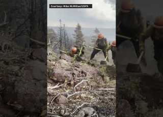  Watch Crews Battle The Nation S Largest Wildfire Burning In Utah