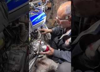  انژکتور رو تمیز کن Motorbike موتور اکبرموتورسازکریمی Motor موتورسواری بانوان موتورسازی ترفند