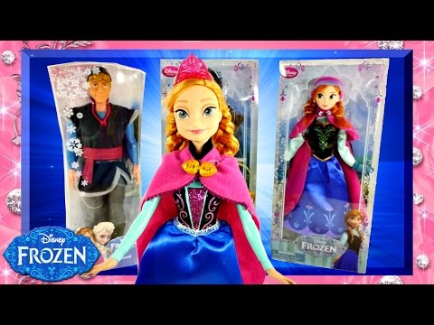 DISNEY FROZEN Barbie Doll Comparison Mattel Vs Disney Store Princess Anna And Kristoff DISNEY FROZEN Barbie Doll Comparison Mattel Vs Disney Store Princess Anna And Kristoff