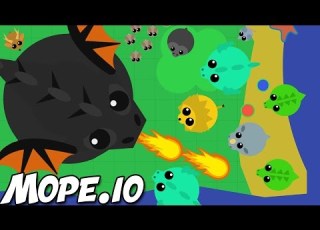  HUGE BLACK DRAGON Mope Io Gameplay NEW Animals Mope Io Black Dragon Update