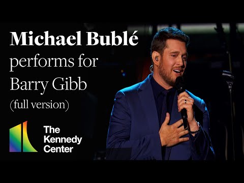 Michael Bublé Performs How Can You Mend A Broken Heart For Barry Gibb 46th Kennedy Center Honors