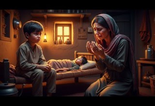 طفل صغير فقير يكافح لإنقاذ أخيه المريض وبين دموع أمه ودعائه حدثت المفاجأة التي غيرت حياتهم