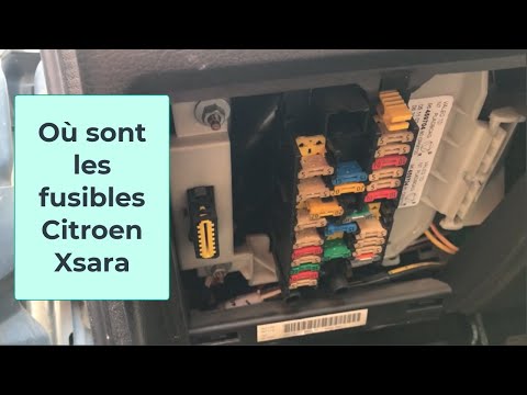 Où Sont Les Fusibles Citroen Xsara