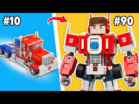 JJ Becomes LEGO Optimus Prime In Transformers BEAR Bricks