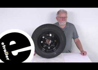  An In Depth Look At The Kenda Karrier ST145 R12 Radial Trailer Tire With 12 Black Mod Wheel