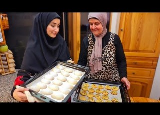 ليلى جواد معمول الطحين بنصف ساعة يكون جاهز