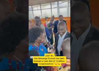  JUST IN Hon Muwanga Kivumbi Has Been Granted A Cash Bail Of 10 Million Congratulations
