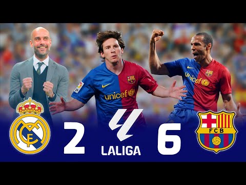 ميسي يدمر الميرينغي فى امتع قمة كروية بقيادة جوارديولا برشلونة 6 2 الريال الدوري الاسباني2009 ميسي يدمر الميرينغي فى امتع قمة كروية بقيادة جوارديولا برشلونة 6 2 الريال الدوري الاسباني2009