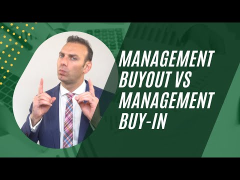 Management Buyout Vs Management Buy In
