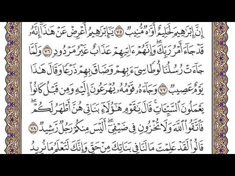 سورة هود الصفحة 230 من القران للشيخ ياسر الدوسري