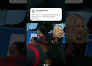  I BELIEVE IN YOU What A Moment Between Maryland HC Brenda Frese And Star Oluchi Okananwa