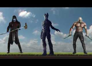 3LAMESTUDIO Reupload Angry Birds VS Guardian Of The Galaxy