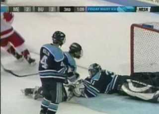 BU Hockey 1 13 06 Vs Maine Game Winning Goal