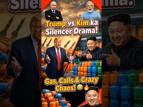 Trump Vs Kim Cylinder Chaos Viral Trump Kimjongun Putin Gas Ai