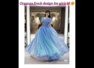  Beautiful Organza Frock Design Organzafrock Organzasuit Outfitideas Womensclothing