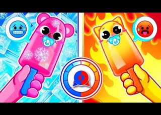 Cold Vs Hot Challenge Song For Kids Funny Songs For Baby Nursery Rhymes Toonzey Songs