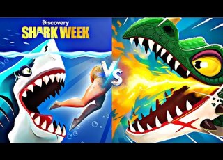  Hungry Shark World Vs Hungry Dragon All Sharks All Dragons Unlocked Hungry Shark New Shark