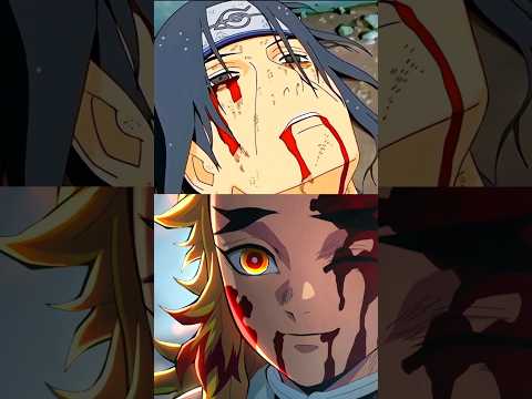 Itachi And Rengoku Death Edit Itachi And Rengoku Crow Shorts Anime Death Sonyyay