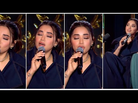 رحمة رياض تنهار بالبكاء وهي بتغني أغنية لفضل شاكر والجمهور متأثر مش قادرة تمسك دموعها