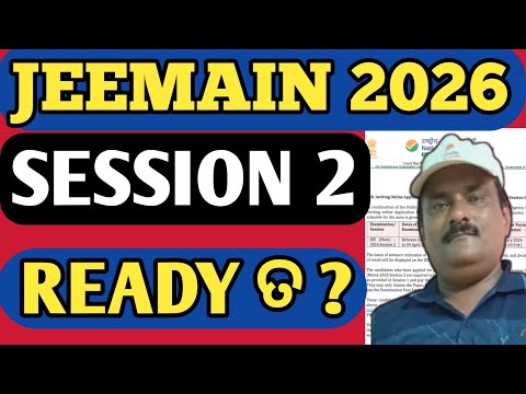 JEEMAIN 2026 HOW TO FILL UP APPLICATION FORM FOR SESSION 2