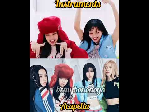 Blackpink Shutdown Instruments Vs Acapella Blackpink Kpop Shorts