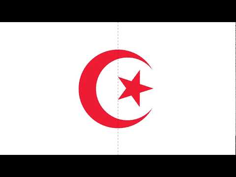 The Geometry Behind The Algerian Flag مقاييس العلم الوطني الجزائري