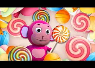  Lollipops Cake Pops Candy Song All Babies Channel 3D Kids Songs On HooplaKidz