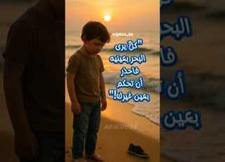 كل يرى البحر بعين تجربته فاختر أنت كيف ترى الحياة حكم كلام من ذهب سعيد عبيبو