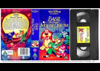Basil The Great Mouse Detective 1986 5th October 1992 UK VHS
