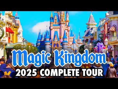 Magic Kingdom 2025 Walkthrough Rides At Walt Disney World 4K