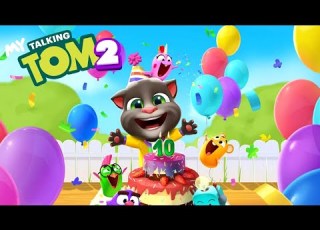 My Talking Tom 2 Special 10 Year Birthday With 100000 Free Gold Update Gameplay Android IOS HD