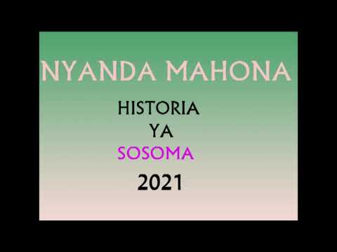 NYANDA MAHONA HISTORIA YA SOSOMA 0782009119 BY MBASHA STUDIO 2021