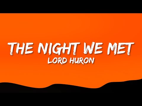 Lord Huron The Night We Met Lyrics