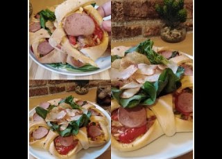 Guirlanda Pizza بيتزا الإكليل بيتزا شمس بطعم خيالي