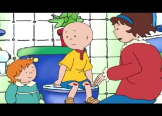  Caillou Hurts His Knees Caillou Cartoon