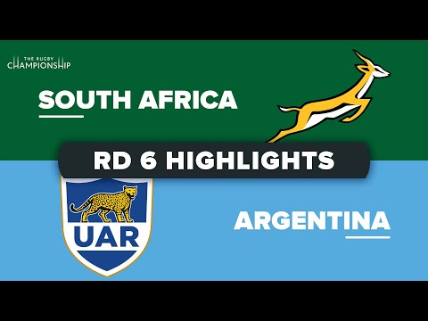 The Rugby Championship South Africa V Argentina Round 6 Highlights