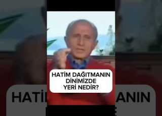 Yaşar Nuri Öztürk Distributing Hatim