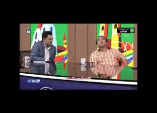 رفتار عجیب خداداد عزیزی روی آنتن زنده در واکنش به حرف رسول مجیدی مجری برنامه