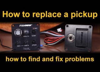 How To Replace Or Repair An Acoustic Guitar Pickup And Preamp Piezo Pickup