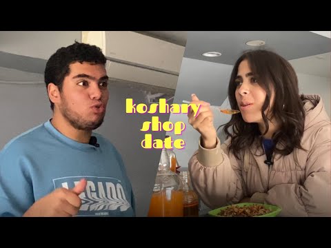 KOSHARY SHOP DATE Farah Haridy كشري الغرام مع فرح هريدي