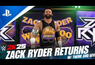 Zack Ryder RETURNS W Radio Entrance Theme GFX Pack New WWE 2K25 Community Creations Mods