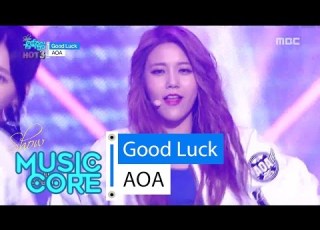  HOT AOA Good Luck 에이오에이 굿 럭 Show Music Core 20160528