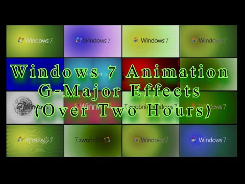 Windows 7 Animation G Major Effects Over Two Hours