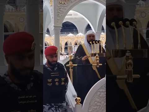 Rare Moment Sheikh Sudais Took Over The Jummah Salah After Sheikh Maher Felt Unconscious Macca